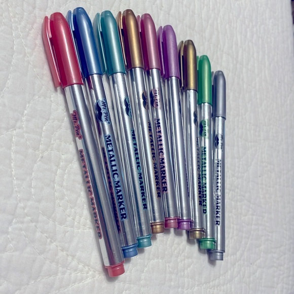 Mr. Pen- Metallic Paint Markers,9 Colors, Metallic Markers/Metallic Pens - Picture 2 of 4